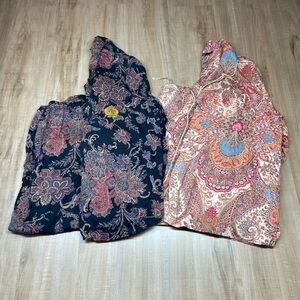 Lauren Ralph Lauren Cotton Pajama Sets Bundle- 2 Sets